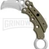 Mantis Vuja De Desert Tan G-10 Balisong Karambit Butterfly Knife - Satin Plain 1 Mantis Vuja De Desert Tan G-10 Balisong Karambit Butterfly Knife - Satin Plain -Kershaw Store Mantis Vuja De Balisong Karambit Crossover Desert Tan G 10 Satin MANMK4DT BHQ 56612 jr large
