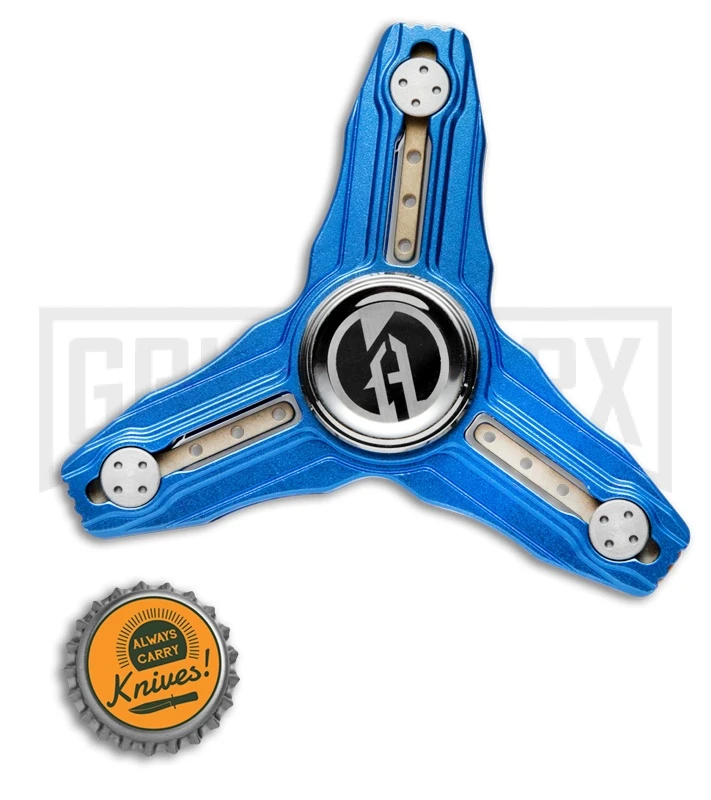 Maxace Andromeda MAA02 Aluminum Fidget Spinner - Blue 6 Maxace Andromeda MAA02 Aluminum Fidget Spinner - Blue - Image 4