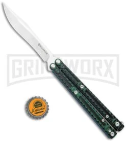 Maxace MidnightCat Obsidian-S Balisong Butterfly Knife Green G-10 - Bowie 9 Maxace MidnightCat Obsidian-S Balisong Butterfly Knife Green G-10 - Bowie -Kershaw Store Maxace MidnightCat Obsidian S Balisong Butterfly Green G 10 Bowie MCOS05 GX 36900 jr bottlecap large