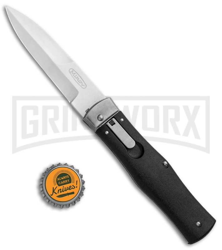 Mikov 241 Predator Black ABS Bayo Automatic Leverlock Knife 7 Mikov 241 Predator Black ABS Bayo Automatic Leverlock Knife - Image 5