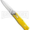 Mikov 241 Predator ABS Yellow Automatic Lever Lock Knife - Clip Point Polish -Kershaw Store Mikov 241 Predator LL Auto CP Yellow Polish BHQ 92019 jr large