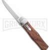 Mikov 241 Predator Wood Automatic Leverlock Knife W/ Clip - Polish Plain -Kershaw Store Mikov 241 Predator Leverlock Automatic Knife Wood With Clip BHQ 189042 td large