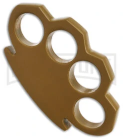 PANTHER Fat Boy Paper Weight Knuckles (Brass) 6 PANTHER Fat Boy Paper Weight Knuckles (Brass) -Kershaw Store Paper Weight Knuckle Tan BHQ 140222 td side large