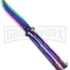 Rainbow Balisong Butterfly Knife -Kershaw Store Rainbow Balisong Butterfly Knife GX 37610 td large