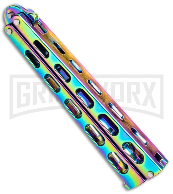 Monarch Integral Black Balisong Butterfly Knife - Spectrum Plain 5 Monarch Integral Black Balisong Butterfly Knife - Spectrum Plain - Image 3