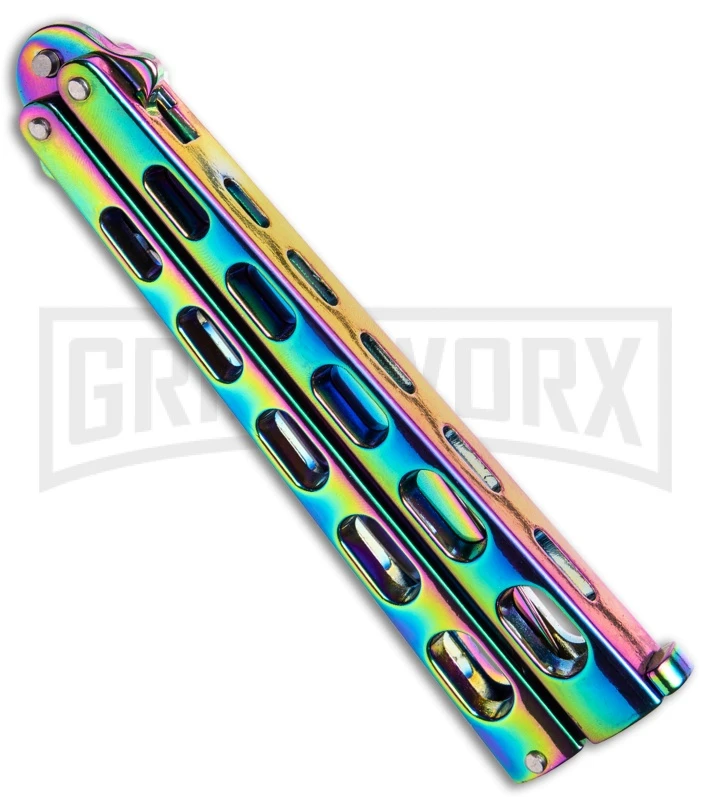Monarch Integral Black Balisong Butterfly Knife - Spectrum Plain 4 Monarch Integral Black Balisong Butterfly Knife - Spectrum Plain - Image 2