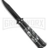 Regal Flipper Black Demon Balisong Butterfly Knife - Black Plain 1 Regal Flipper Black Demon Balisong Butterfly Knife - Black Plain -Kershaw Store Regal Flipper Black Demon Balisong Black Plain GBS1712BF BP 23755 jr large