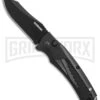 Schrade SC90 Black Aluminum Automatic Knife - Black Plain -Kershaw Store Schrade SC90 Auto black aluminum black BHQ 34171 er large