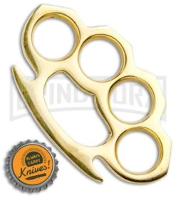 Slim Boy Brass Knuckle Paper Weight -Kershaw Store Slim Boy Brass Knuckle Paper Weight BR249 GX 33465 jr bottlecap large