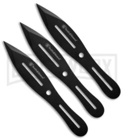 Smith & Wesson Bullseye SWTK8BCP 8" Black Throwing Knives (Set Of 3)