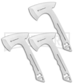 Smith & Wesson Throwing Axe & Knife Combo - 6 Piece 12 Smith & Wesson Throwing Axe & Knife Combo - 6 Piece -Kershaw Store Smith and Wesson Throwing Axe and Knife Combo Set 6 Piece 1122228 BHQ 112318 jr axes large