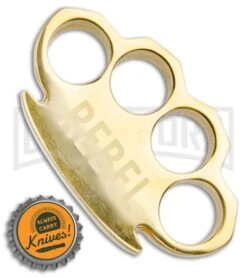 PANTHER Rebel Paper Weight Brass Knuckles -Kershaw Store Solid Brass Rebel Paper Weight Knuckles BR 249 H Rebel GX 33958 jr bottlecap large