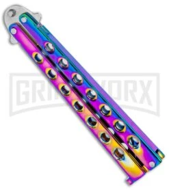 Kershaw Store -Kershaw Store Spectrum Balisong Butterfly Satin GX 37521 jr spine large