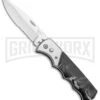Super Knife Dingo Black Marble Acrylic Automatic Knife - Satin Serr -Kershaw Store Super Knife Dingo Black Marble Acrylic Auto Satin Serr GA623SLMBK GX 33496 jr large