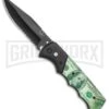 Super Knife Dingo Money Print Automatic Knife - Black Serr