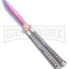 Swift Spectrum Balisong Titanium Coated Butterfly Knife - Spectrum 2 Swift Spectrum Balisong Titanium Coated Butterfly Knife - Spectrum -Kershaw Store Swift Spectrum Balisong Ti Coated Butterfly Spectrum GX 39689 jr large