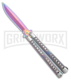Swift Spectrum Balisong Titanium Coated Butterfly Knife - Spectrum
