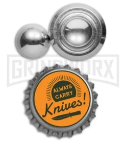 TEC Accessories Orbiter Magnetic Fidget Spinner - Titanium -Kershaw Store TEC Accessories Orbiter Ti Fidget Device ORB A TI 000 0 0 BHQ 68051 jr bottlecap large