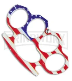 USA Knuckle Weight Belt Buckle (Red, White & Blue)
