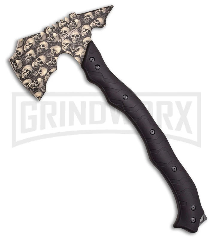 Z-Hunter Mageddon Tactical ZB-AXE5GY (14.25") Axe Grey Skull W/ Sheath 3 Z-Hunter Mageddon Tactical ZB-AXE5GY (14.25") Axe Grey Skull W/ Sheath