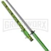 Z-Hunter Oriental Neon Green Cord Sword Green Skull - Satin Plain 1 Z-Hunter Oriental Neon Green Cord Sword Green Skull - Satin Plain -Kershaw Store Z Hunter Oriental Sword Green Skull Satin BP 22744 jr large
