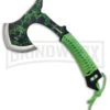 Z-Hunter Skull Fog Tactical ZB-152GN 12" Axe Green Cord -Kershaw Store Z Hunter Skull Fog 12in Tactical Axe AB 152GN BP 23670 jr large