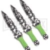 Z-Hunter The Stalkers Green Throwing Knives Set - Gray -Kershaw Store Z Hunter The Stalkers Throwing Knives Green Gray ZB 134 3GYS BP 22786 jr large