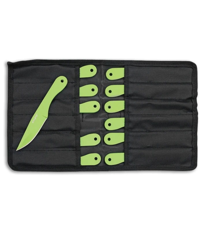 Z-Hunter Zombie Reaper 12 Piece Throwing Knife Set Green - Green Plain 3 Z-Hunter Zombie Reaper 12 Piece Throwing Knife Set Green - Green Plain
