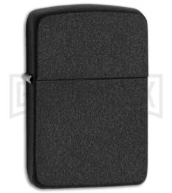 Zippo Lighter 1941 Replica - Black Crackle
