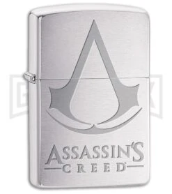 Zippo Lighter Assassin's Creed - Brushed Chrome