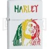 Zippo Lighter Bob Marley - White Matte