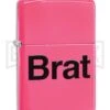 Zippo Lighter Brat - Neon Pink -Kershaw Store Zippo Lighter Brat Neon Pink BP 22819 jr large