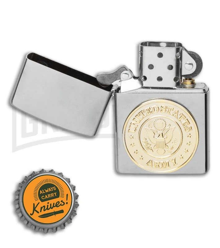 Zippo Gold Army Emblem 280ARM 5 Zippo Gold Army Emblem 280ARM - Image 3