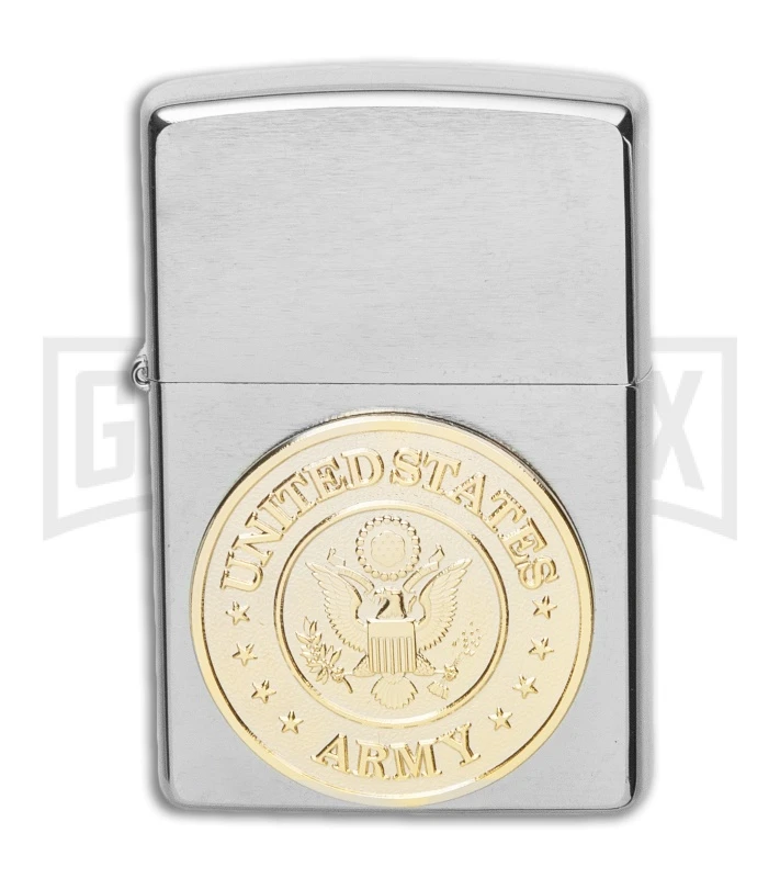 Zippo Gold Army Emblem 280ARM 3 Zippo Gold Army Emblem 280ARM