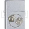 Zippo Lighter Dice - Satin Chrome -Kershaw Store Zippo Lighter Dice Satin Chrome BP 22831 jr large