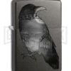 Zippo Lighter Double Exposed Raven - Gray Dusk 1 Zippo Lighter Double Exposed Raven - Gray Dusk -Kershaw Store Zippo Lighter Double Exposed Raven Gray Dusk BP 22825 jr large