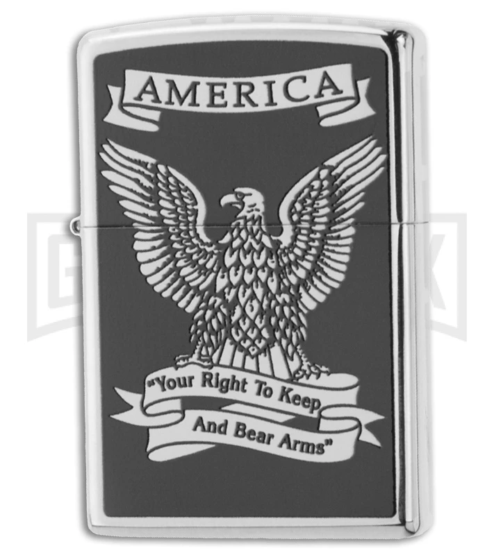 Zippo Lighter Chrome 28290 Eagle 3 Zippo Lighter Chrome 28290 Eagle