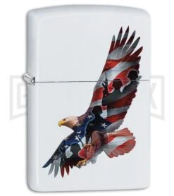 Zippo Lighter Eagle - White Matte