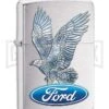 Zippo Lighter Ford Eagle - Brushed Chrome 1 Zippo Lighter Ford Eagle - Brushed Chrome -Kershaw Store Zippo Lighter Ford Eagle Brushed Chrome BP 22890 jr large