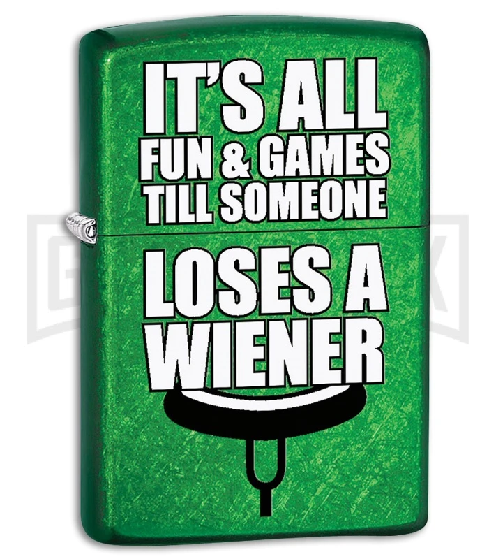 Zippo Lighter Fun And Games - Meadow Iced 3 Zippo Lighter Fun And Games - Meadow Iced