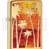 Zippo Lighter Fuzion Palm Tree Sunset - High Polish Brass -Kershaw Store Zippo Lighter Fuzion Palm Tree Sunset High Polish Brass BP 22873 jr large