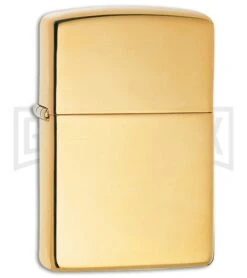 Zippo Lighter Gold Armor - High Polish Brass