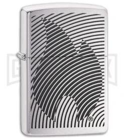 Zippo Lighter Illusion Flame - High Polished Chrome