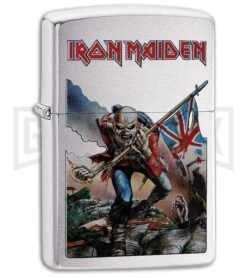 Zippo Lighter Iron Maiden - Brushed Chrome