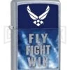 Zippo Lighter US Air Force Fly Fight Win - Street Chrome -Kershaw Store Zippo Lighter US Air Force Fly Fight Win Street Chrome BP 22886 jr large