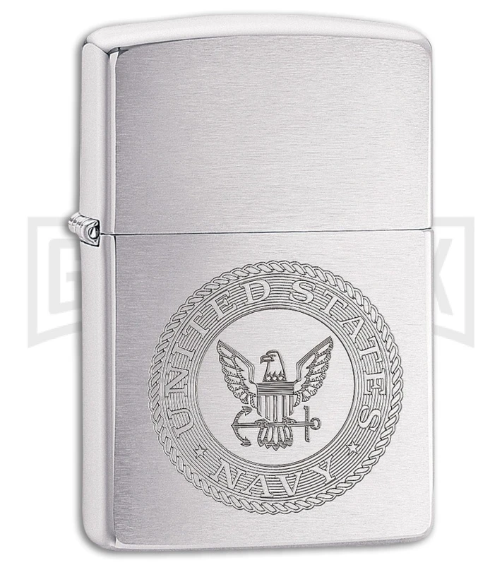 Zippo Lighter US Navy Seal - Brushed Chrome 3 Zippo Lighter US Navy Seal - Brushed Chrome