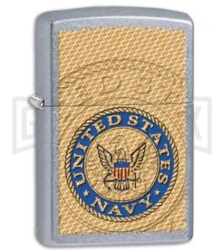 Zippo Lighter US Navy - Street Chrome
