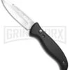 Zlatoust Ebony Wood Russian Automatic Knife (3.5" Mirror)