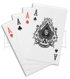 Aces Wild Stainless Steel Throwing Cards