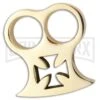 American Made Knuckles 2-Finger Polished Brass Maltese-Two Knuckle Weight -Kershaw Store american knuckles maltese two large